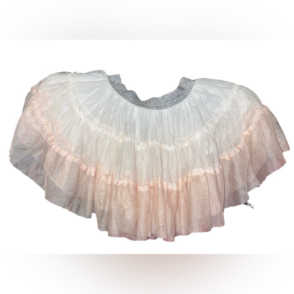 CYNTHIA ROWLEY layered boho ombré skirt